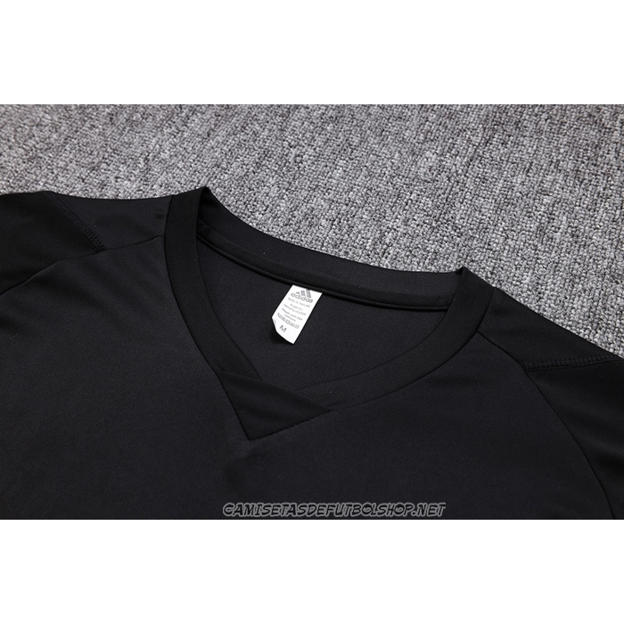 Chandal del Juventus 23-24 Manga Corta Negro - Pantalon Corto